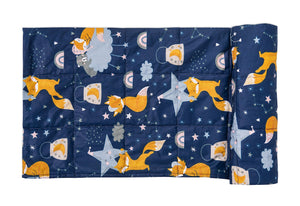 SLEEPING FOXES COTTON WEIGHTED BLANKET