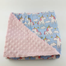 Load image into Gallery viewer, UNICORNS COTTON WEIGHTED BLANKET | SENSORYOWL 
