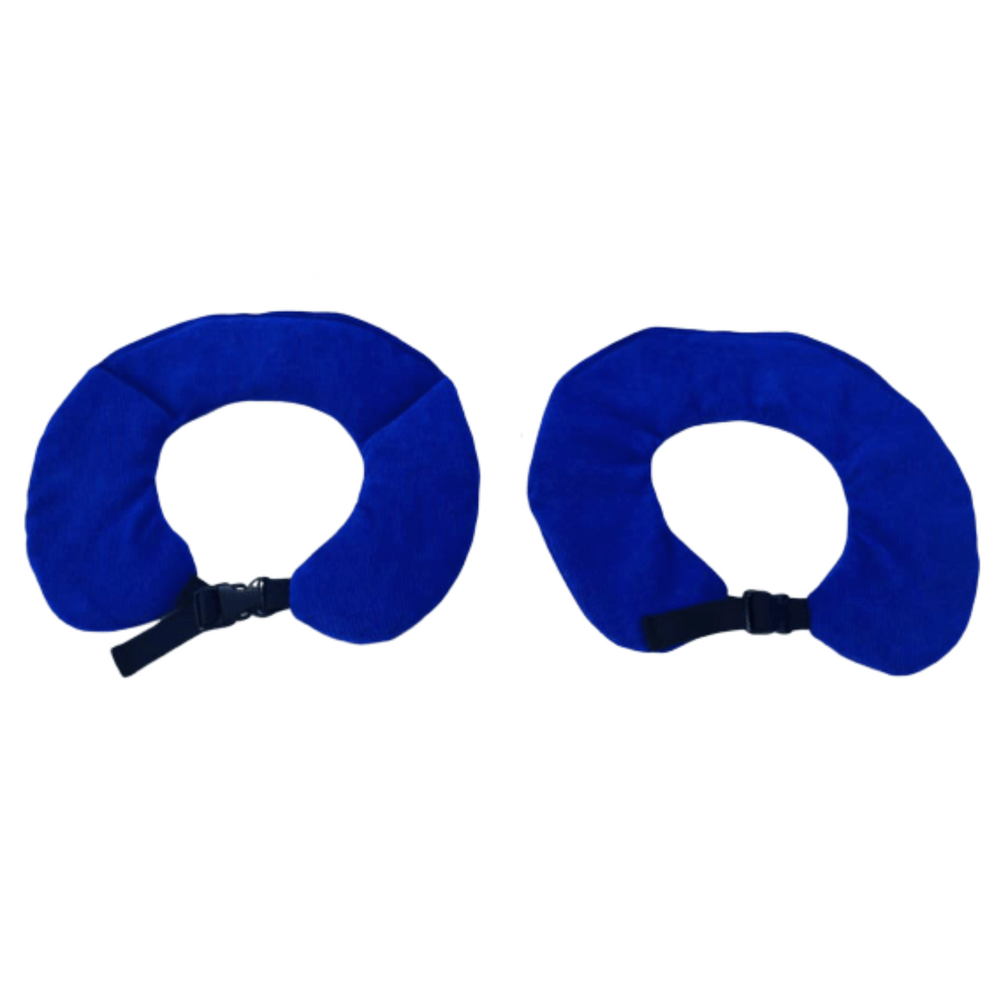 blue weighted collars with black clip by sensory owl